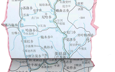 美姑县位于四川省西南部图片